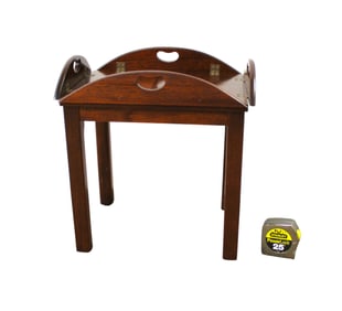 Quality Salesman Sample size butterfly butters table, solid mahogany