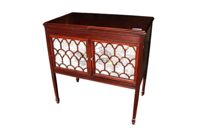 Antique mahogany case console Edison victrola