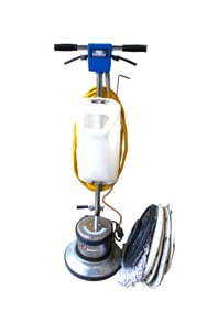 MD Deluxe 1 horse power Mastercraft floor polisher with multiple heads.