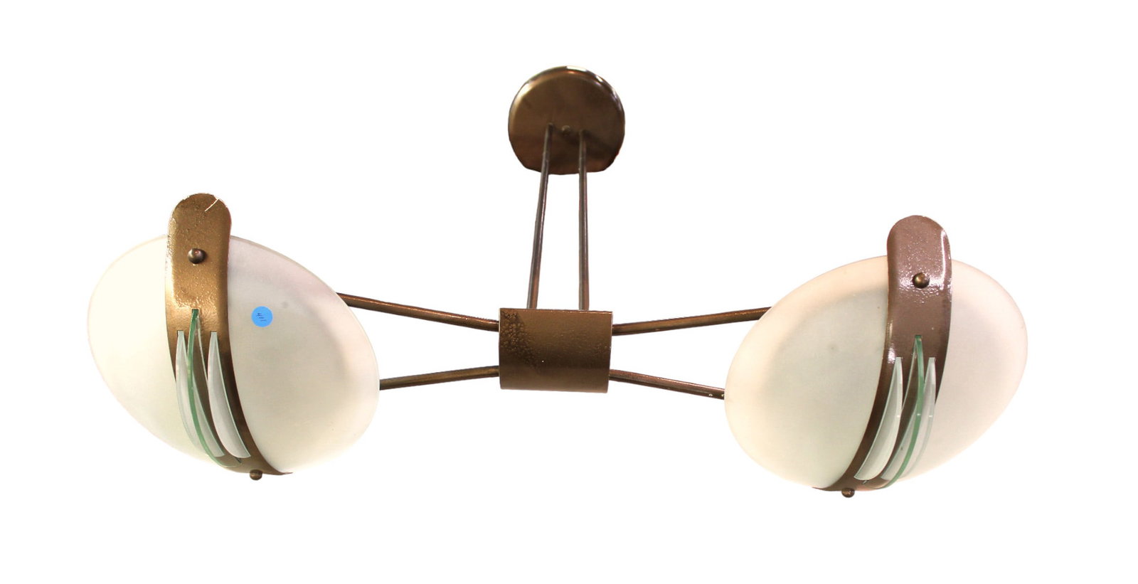 Mid Century style hanging light fixture in good condition, very cool, . 38"w x 36"h (1 of 5)