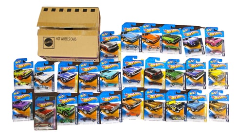 26 Hot Wheels, various series, (unopened)