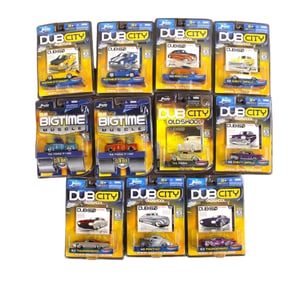 11 Jada Toys Dub City and Big Time Muscle and other, (unopened)