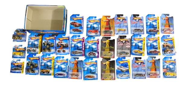 30 Hot Wheels various series (unopened)