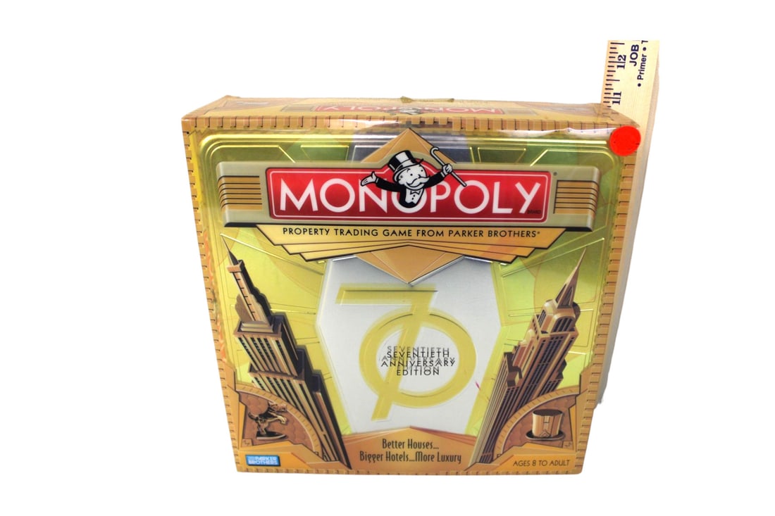 Monopoly 70th Anniversary Edition  Game by Parker Brothers, unopened (1 of 5)