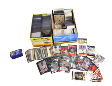 (2) Shoe Boxes filled with assorted Baseball Cards, (some seem complete)