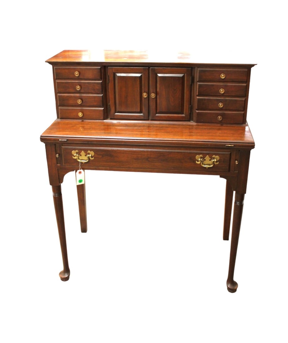 Vintage solid cherry flip front ladies writing desk attr. Pennsylvanai Furniture (1 of 7)