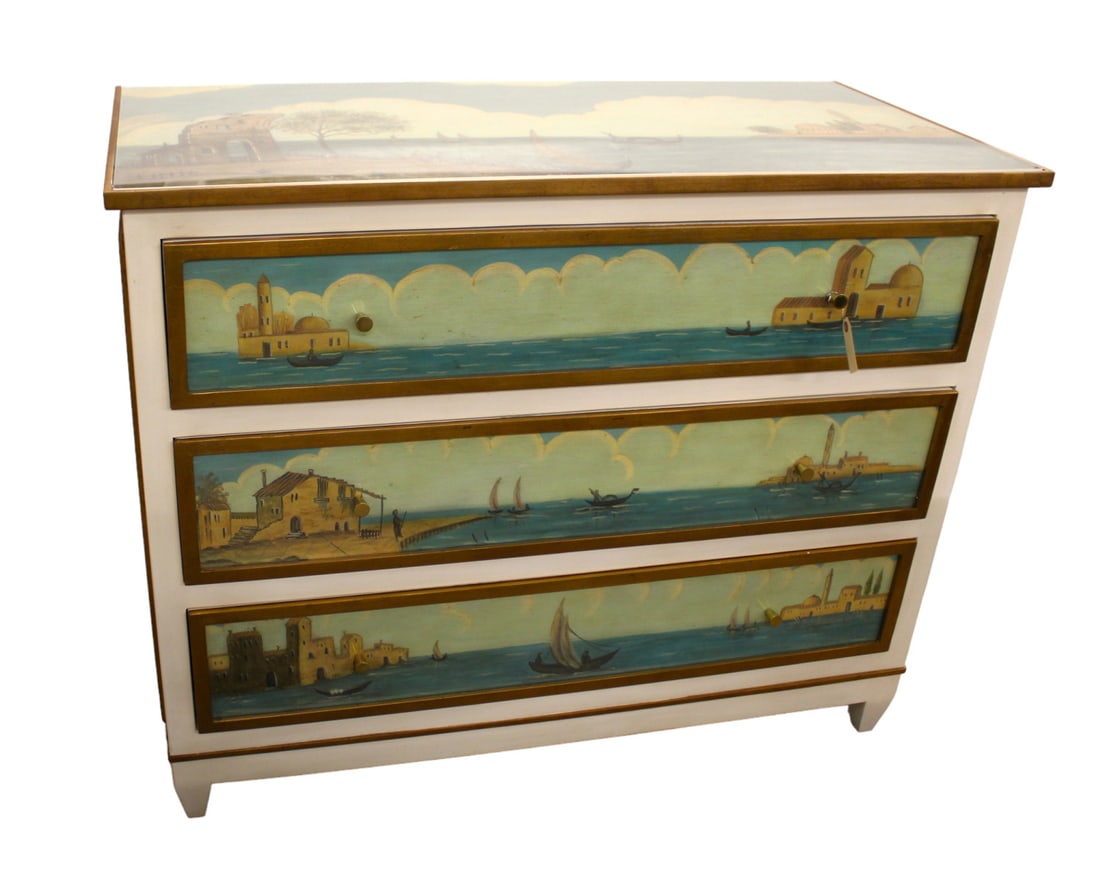 New Modern History MH 3 drawer venetian chest (1 of 9)