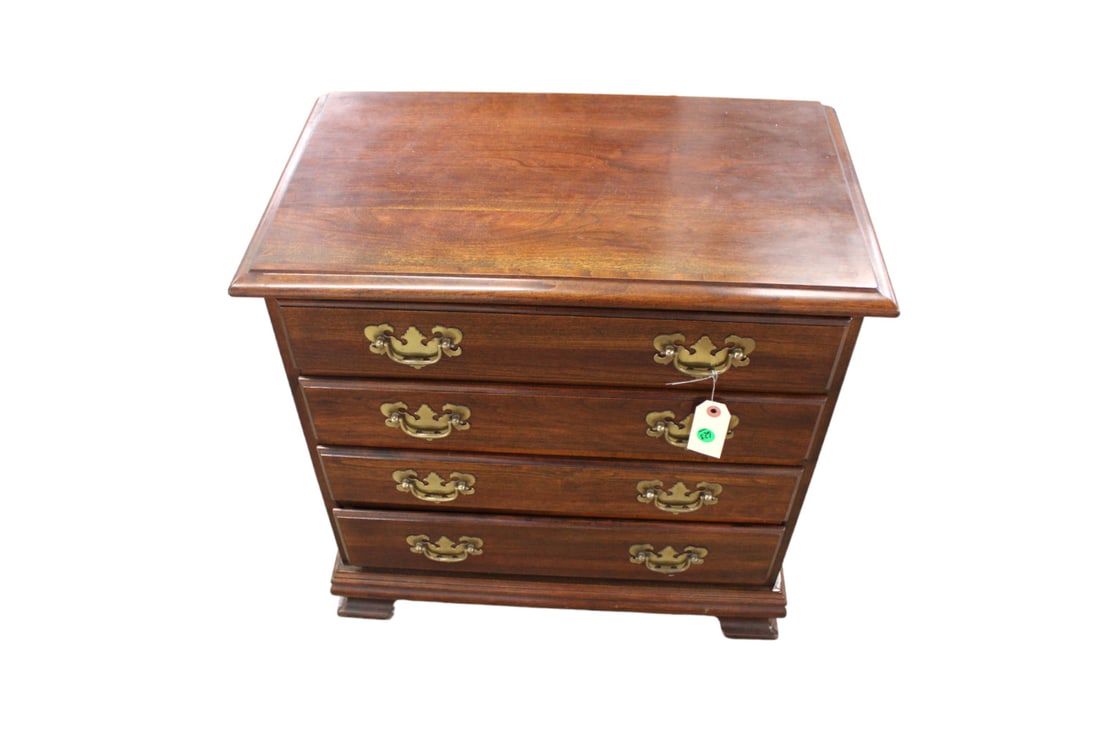 Cherry 4 drawer silver chest attributed to Statton Furniture (1 of 5)