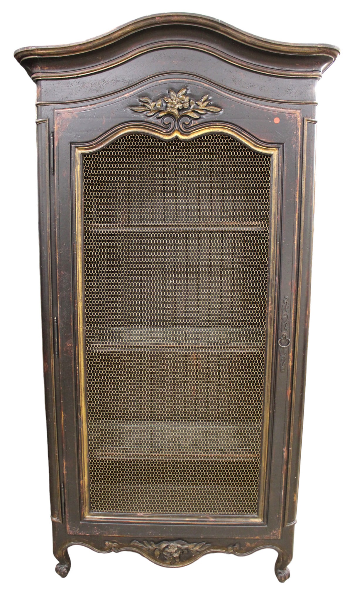 Habersham country French wire front cabinet (1 of 7)