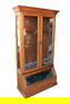 Vintage Pulaski Oak 12 Gun Cabinet with Key