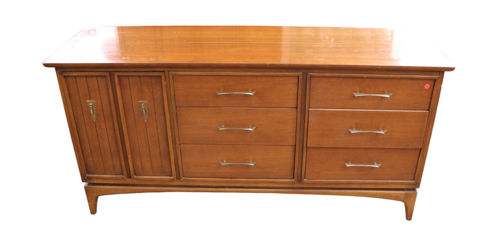 MCM Kent Coffey walnut fitted dresser Wharton Collection (1 of 7)