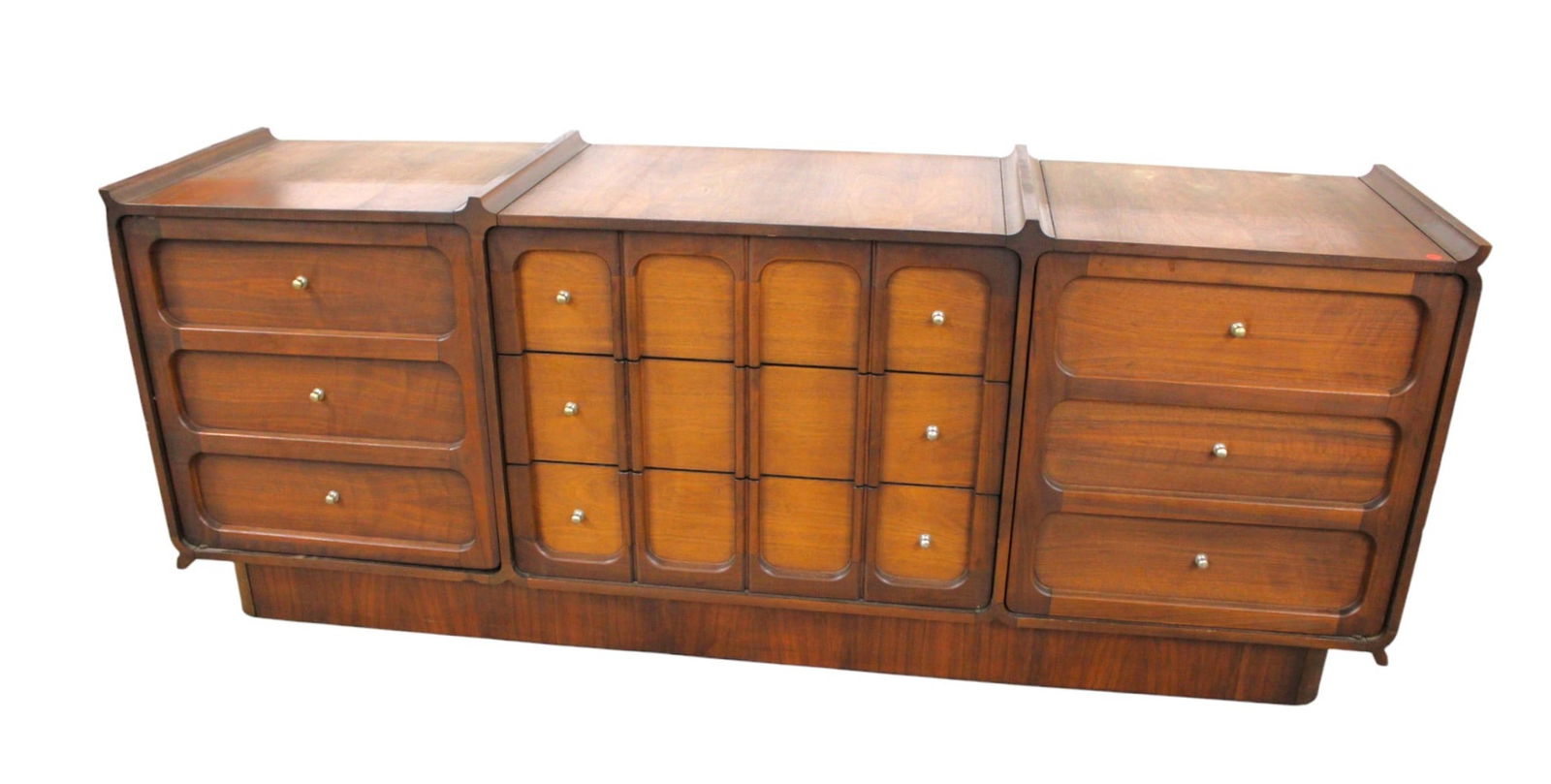 Mid century walnut buffet in original finish (1 of 8)