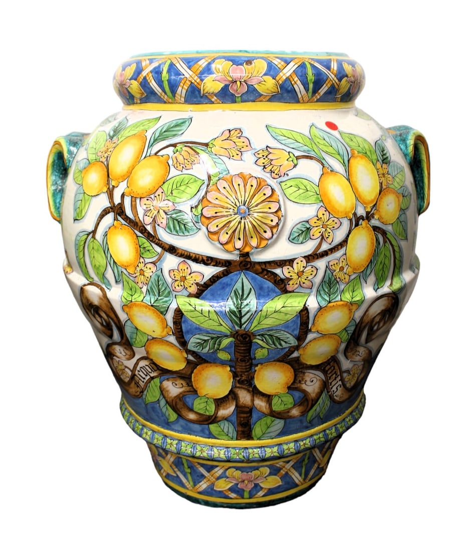 Large Italian Aqua Della Villa urn planter - Indoor / Outdoor (1 of 9)