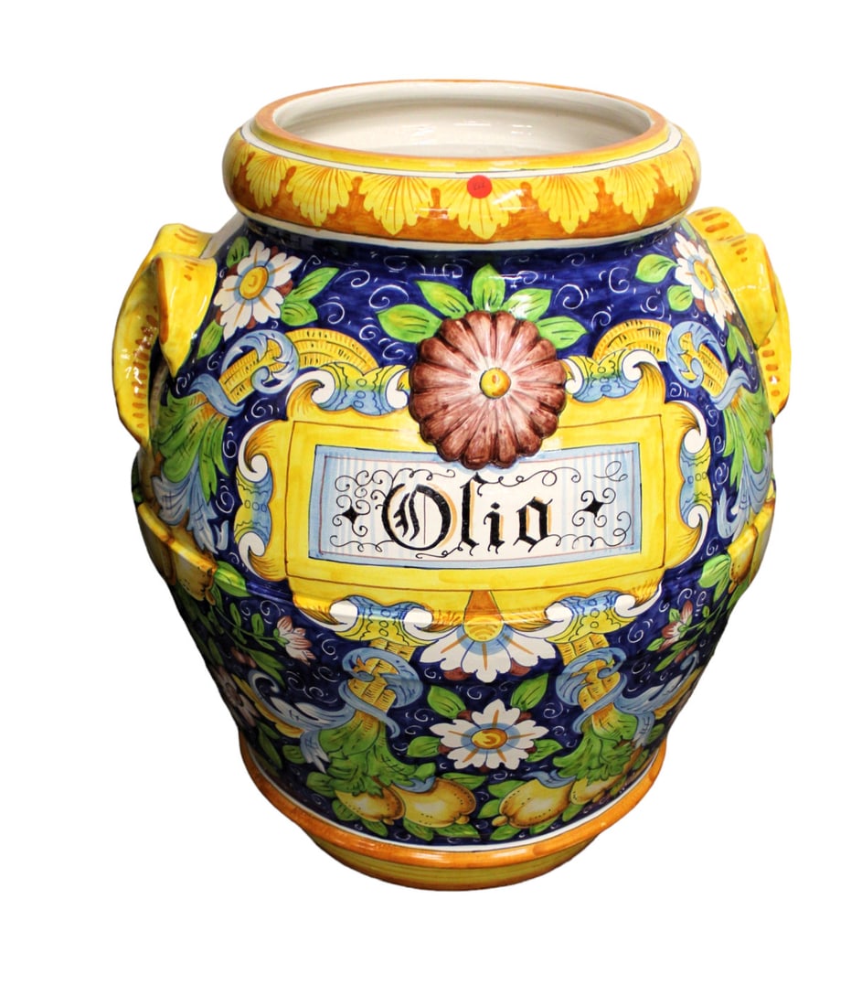 Large Italian Tuscany Olio urn planter - Indoor / Outdoor (1 of 7)