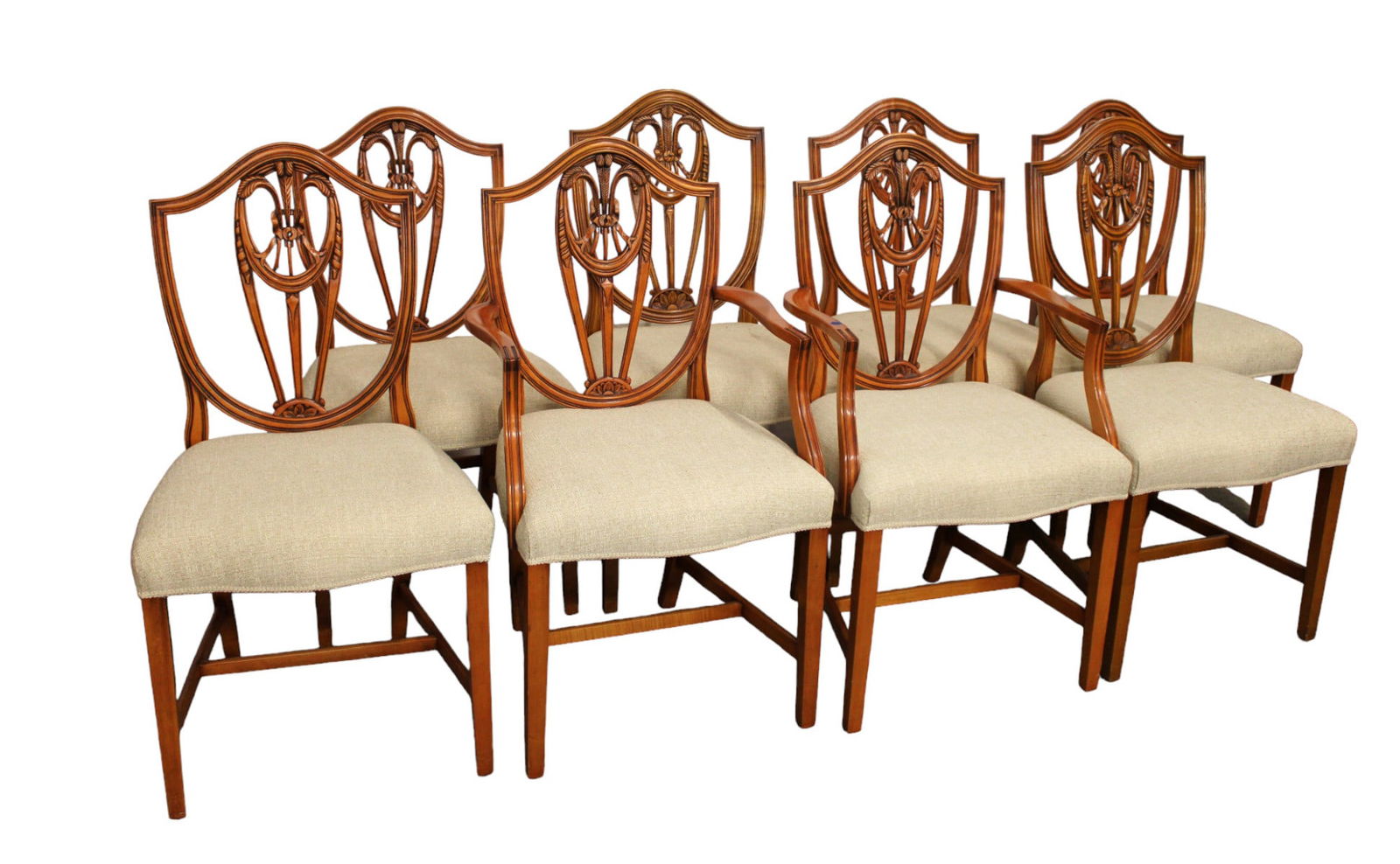 Set of 8 EJ Victor dining chairs (1 of 9)