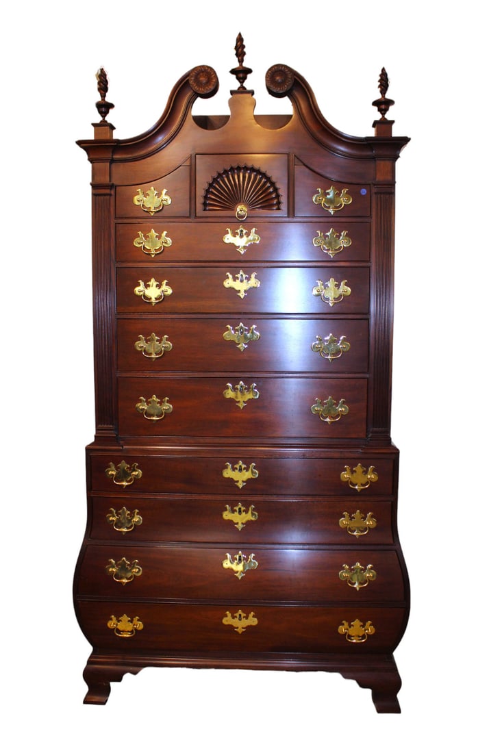 Stickley Colonial Williamsburg 2pc Chest on Chest (1 of 19)