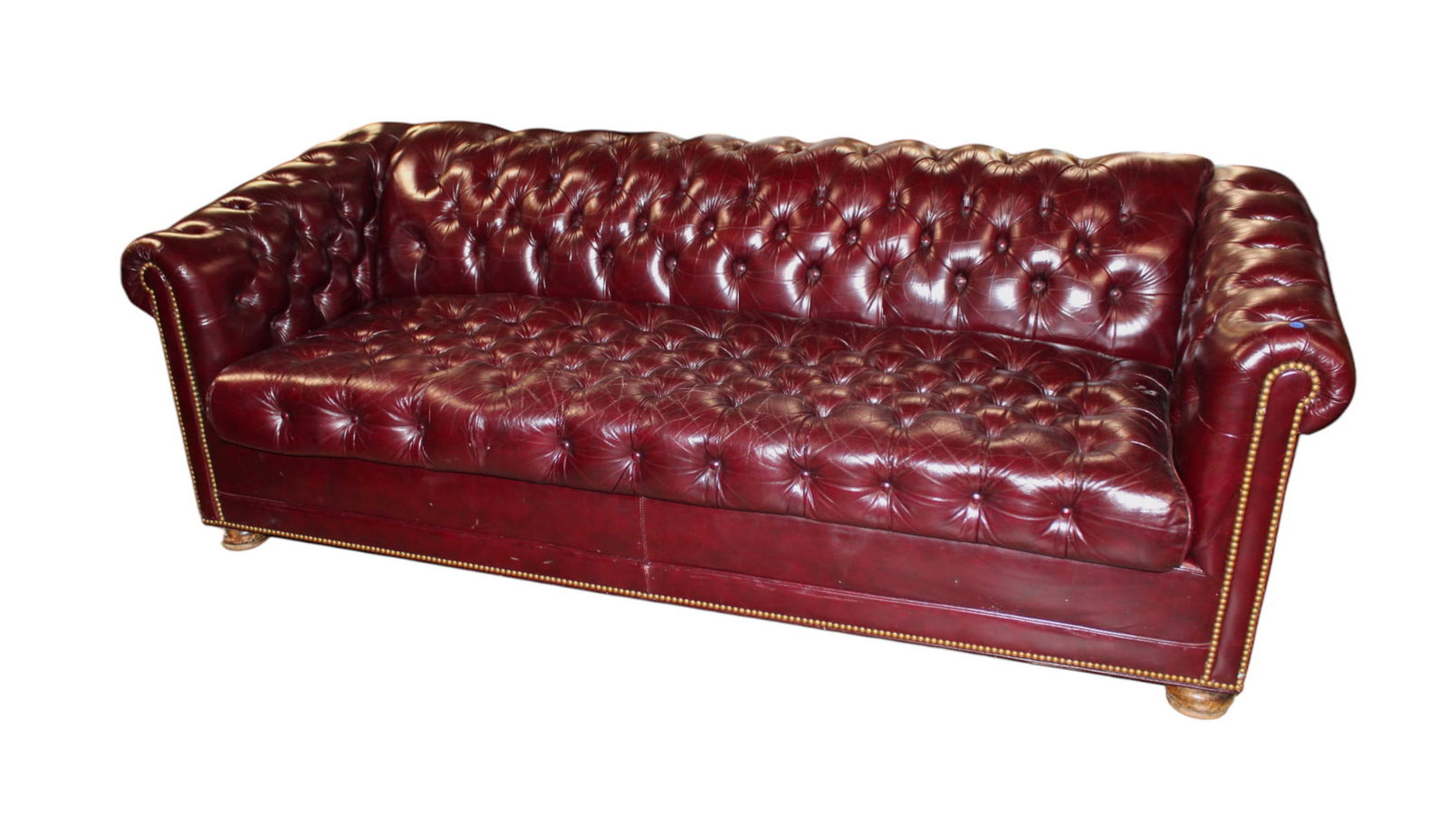 Fantastic Hancock & Moore chesterfield style sofa with sleeper (1 of 11)