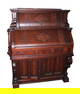 Unique antique walnut desk