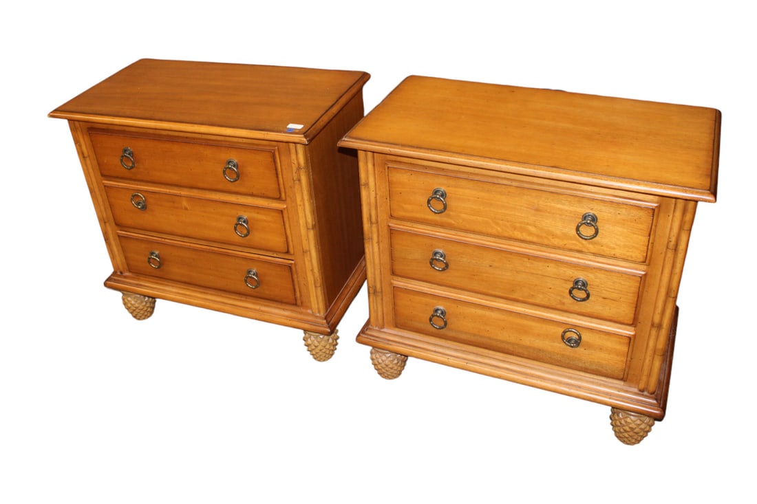 Pair Tommy Bahama over sized nightstands (1 of 9)