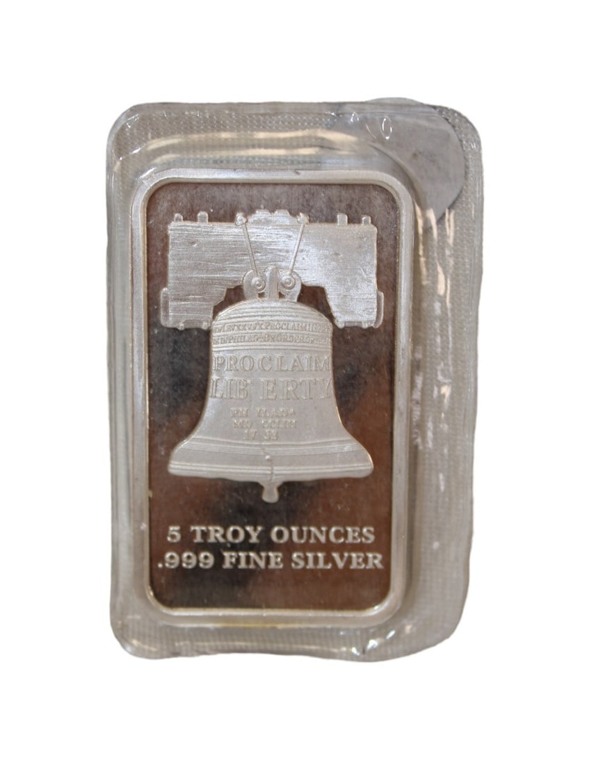 5 troy ounce silver SD bullion bar .999 fine silver (1 of 3)