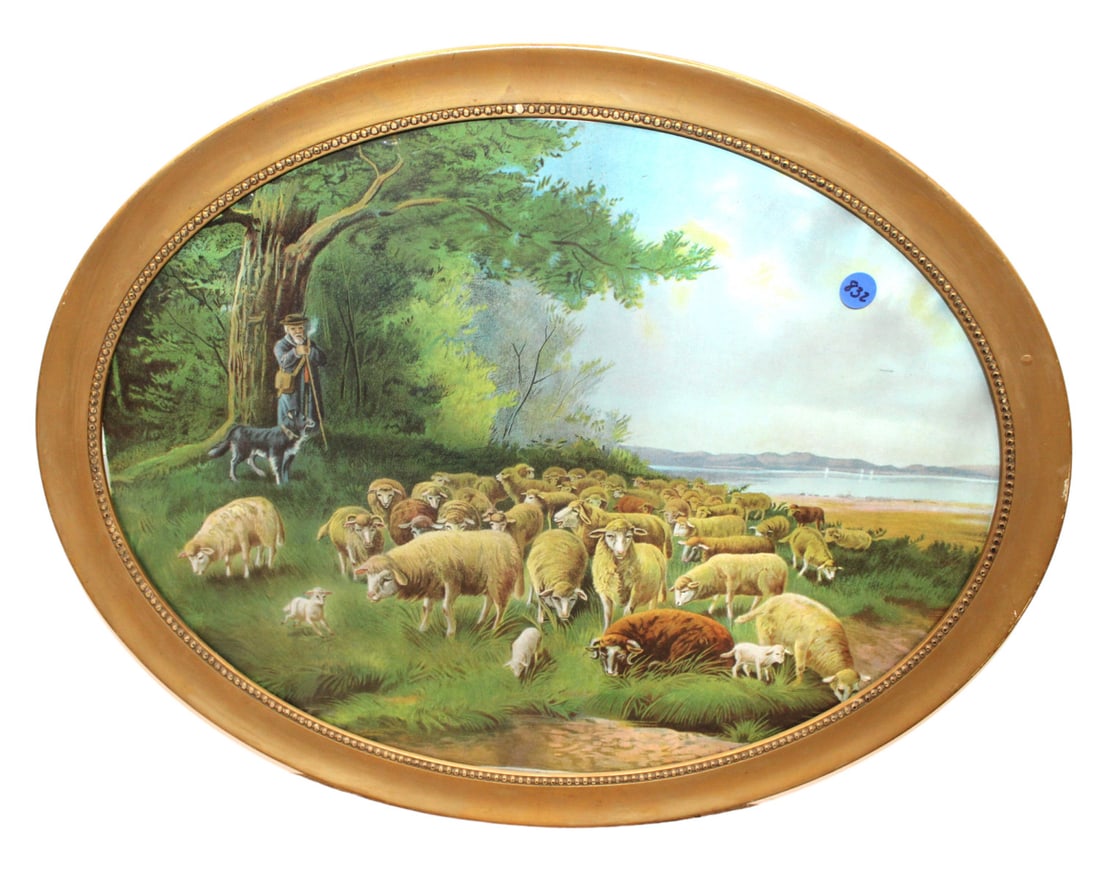 Oval framed sheep print, Limited edition, Museum Shop (1 of 3)
