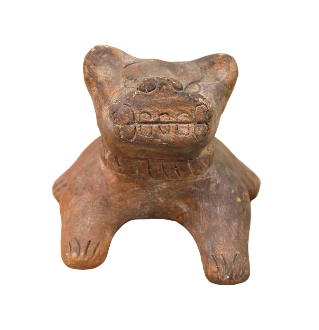 Vintage terra cotta figure (1 of 4)