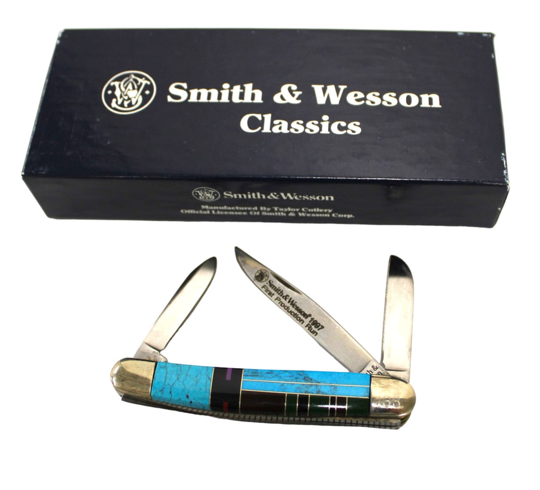 Smith & Wesson Stockman 1st Production Run 1997 penknife SW706, 168 (1 of 3)