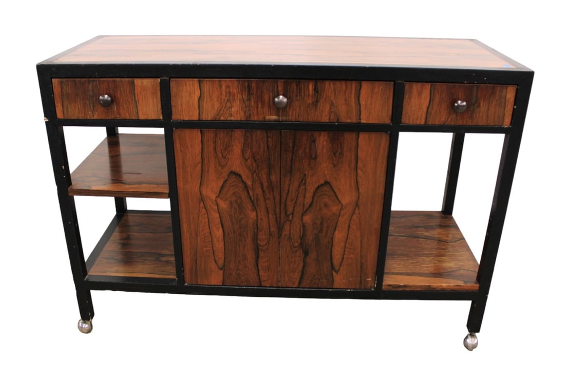 MCM Bar/Server in rosewood finish (1 of 9)