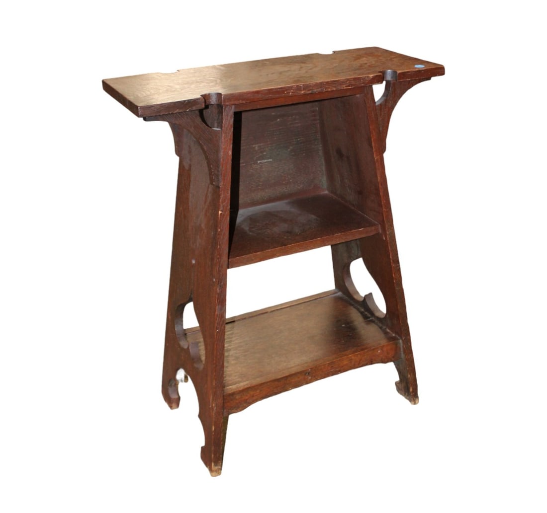 RARE antique mission oak arts & craft table (1 of 7)