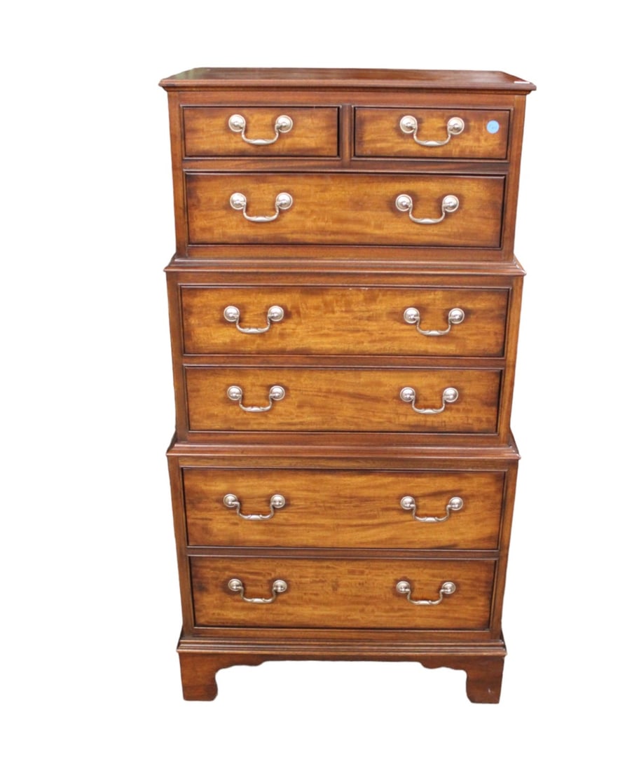 Ethan Allen graduated chest on chest on chest - nice (1 of 9)