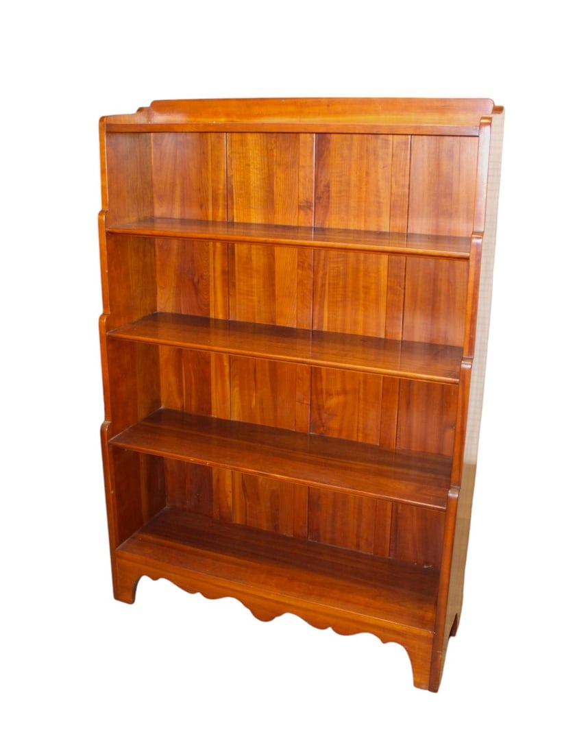 Stickley solid cherry open front bookcase, original finish (1 of 7)