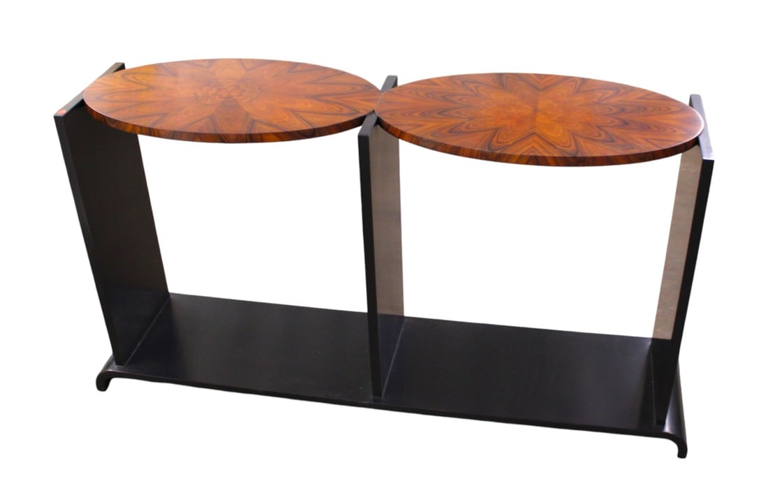 Beautiful new Alden Parks console table, medium rosewood finish (1 of 6)