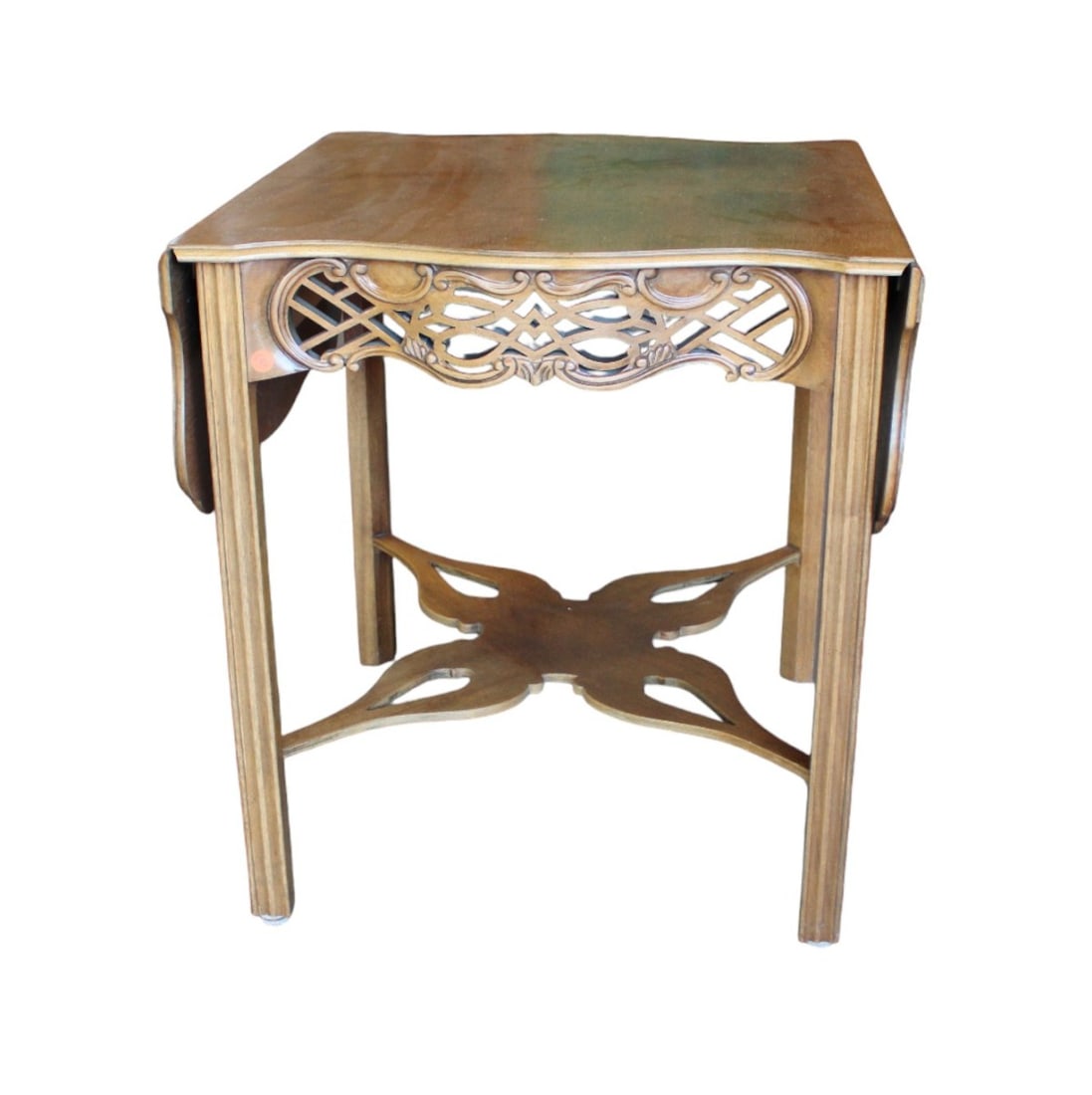 Baker Historic Charleston Reproduction drop leaf chippendale style table (1 of 5)