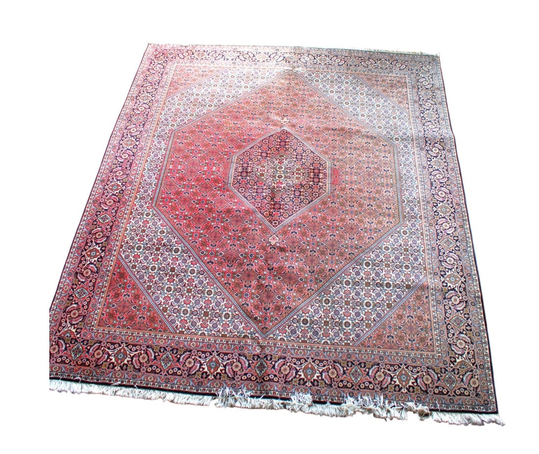 8'x10' hand stitched rug in good shape. (1 of 5)