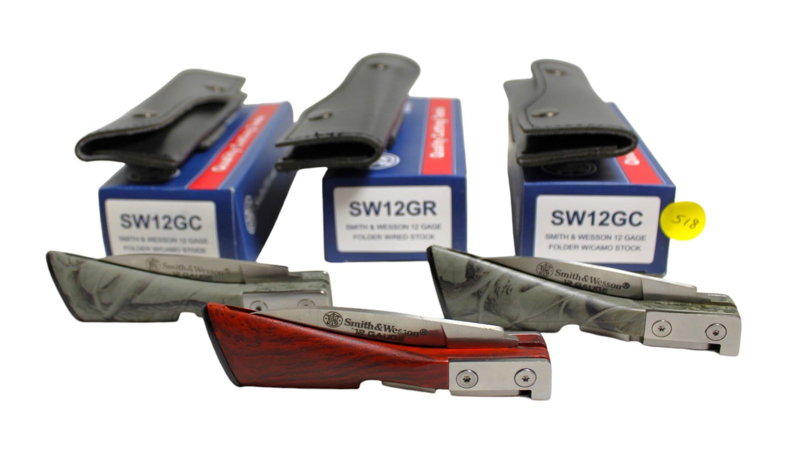 3 Smith & Wesson Knives 12 Gage, SW12GC, SW12GR, SW12GC (1 of 9)