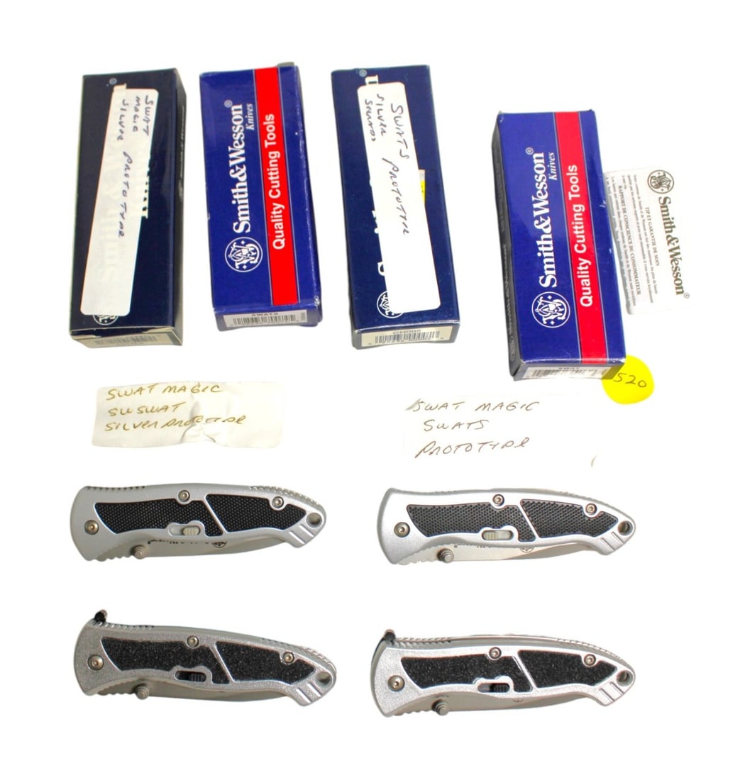4 Smith & Wesson Knives SWAT, SWATS, CH005, CH107 (1 of 5)