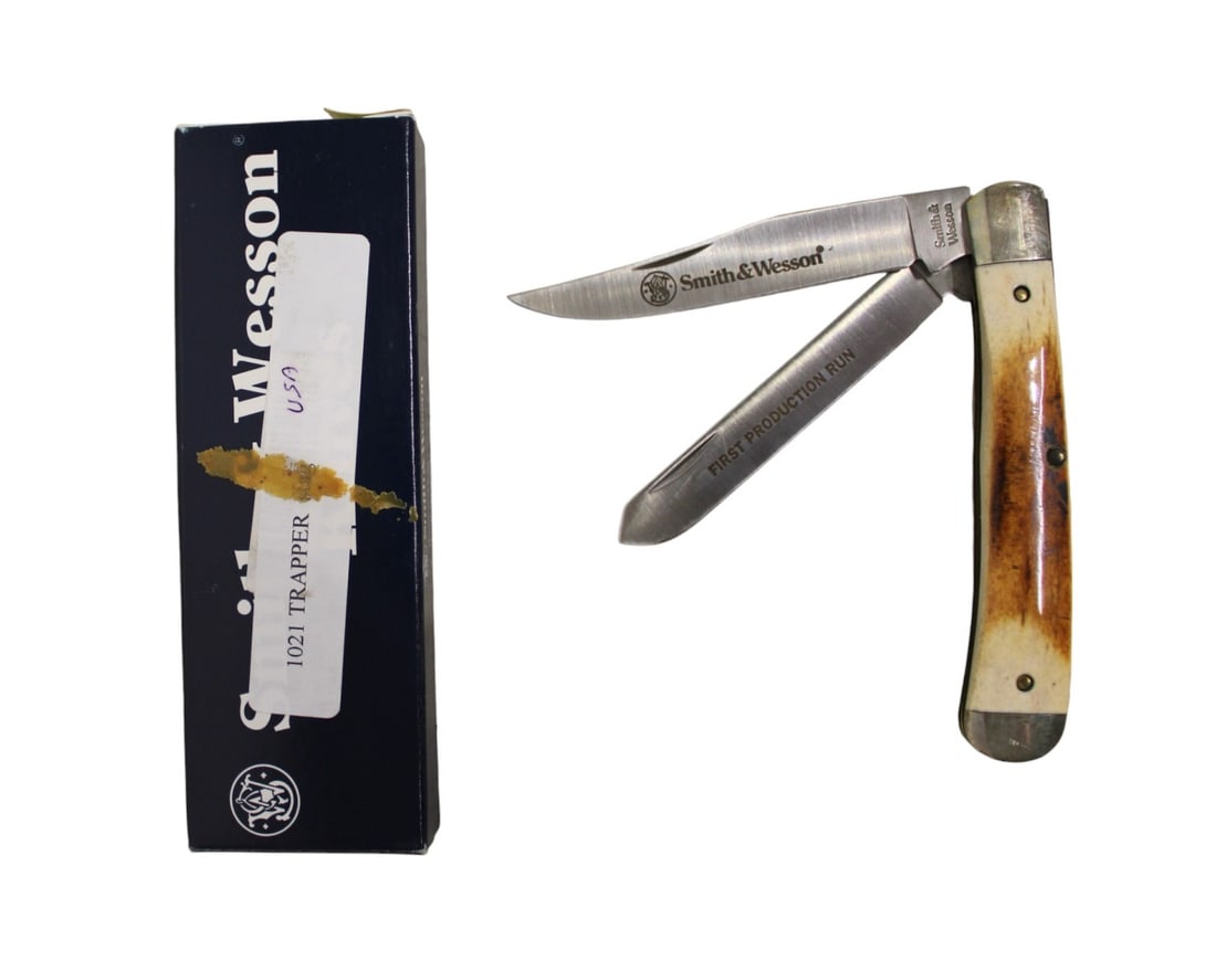 Smith & Wesson 1021 Trapper Knife USA (1 of 2)