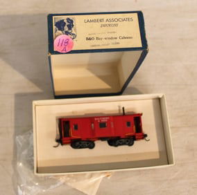 Vintage Lambert Associates Importers B&O Bay-Window Caboose