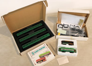3pc Replica Railways Suburban 3 Car Set #154, British Railways Model Kit Derby Lightweight Diesel M.