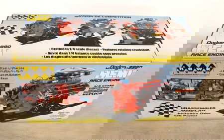 HAWK Dodge A990 Hemi Race Engine 1/4 scale Diecast Replica in original box and plastic inside box