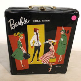 Vintage Ken Barbie some hair loss, clothes in Barbie Doll Case