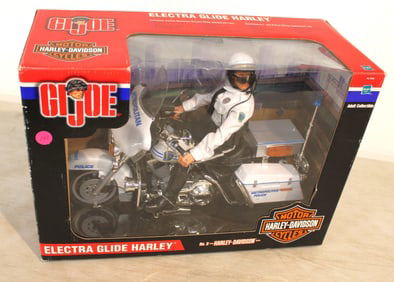 GI Joe Harley Davidson  Electra Glide Harley by Hasbro in original unopened box #81697