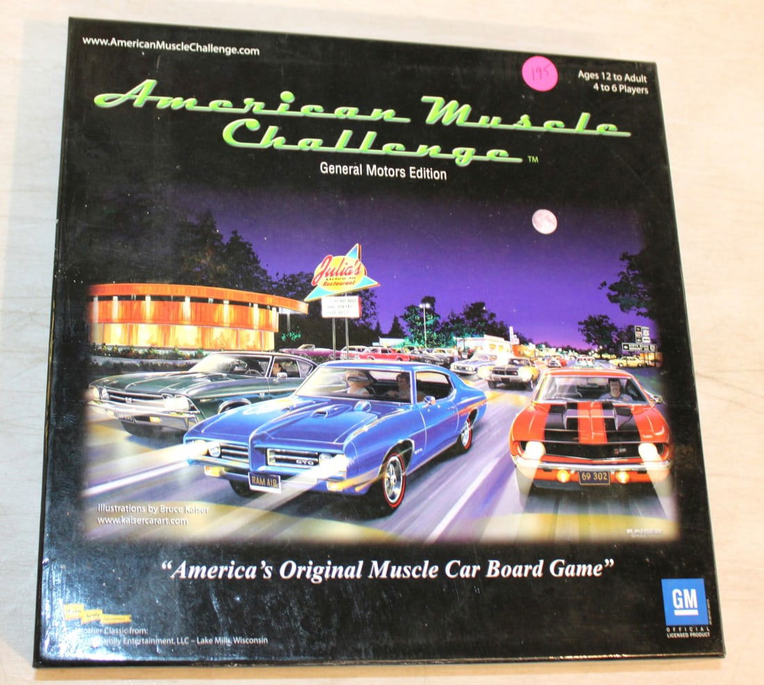 American Muscle Challenger General Motors Edition Original Board Game (1 of 2)