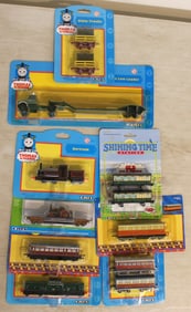 9 Ertl Thomas & Friends die cast trains, cars and other in unopened original packages
