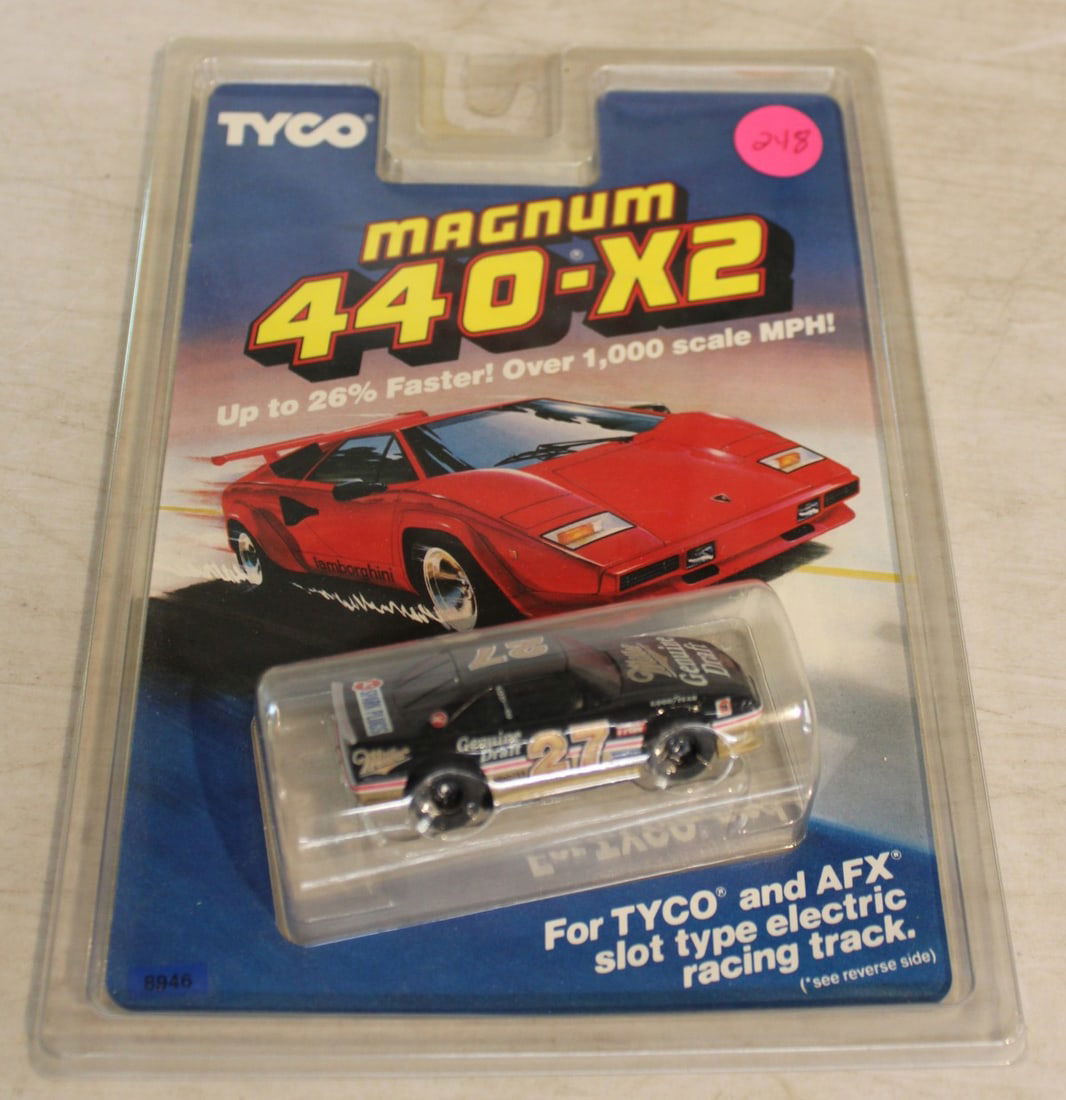 Tyco Slot Car Magnum 440-X2 for Tyco / AFX electric track unopened in original plastic package.: Tyco Slot Car Magnum 440-X2 for Tyco / AFX electric track unopened in original plastic package.