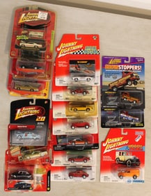 16 Johnny Lightening mixed lot official pace cars, willys gassers and other  in unopened original