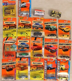 19 Matchbox cars in unopened original packages