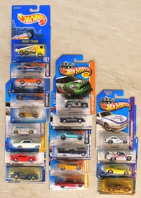 19 Hot Wheels mixed series in unopened original packages