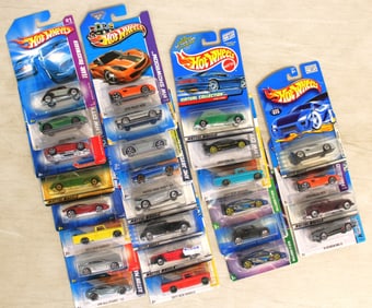 25 Hot Wheels mixed series in unopened original packages