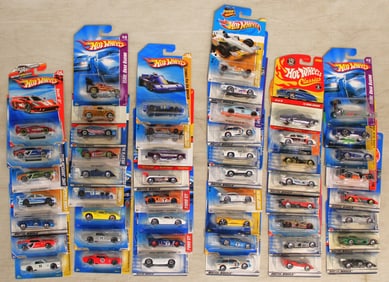 50 Hot Wheels mixed series in unopened original packages